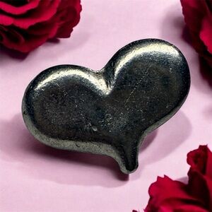 Vintage Silver Heart Pin